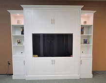 Ent. Vertical Entertainment Center Murphy Bed
