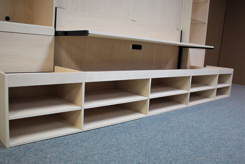 Charging station under DeskWe can add a charging station under our Stay-Level desk.