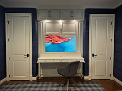 TV Murphy Bed with Stay Level Desk