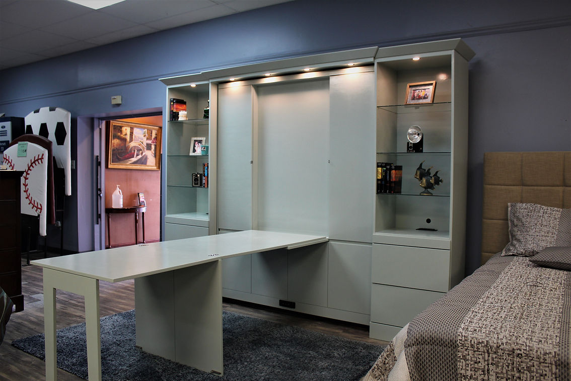 Double Fold Murphy Bed Desk Style #131-0821