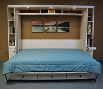 Vanity Barn Door Murphy Bed