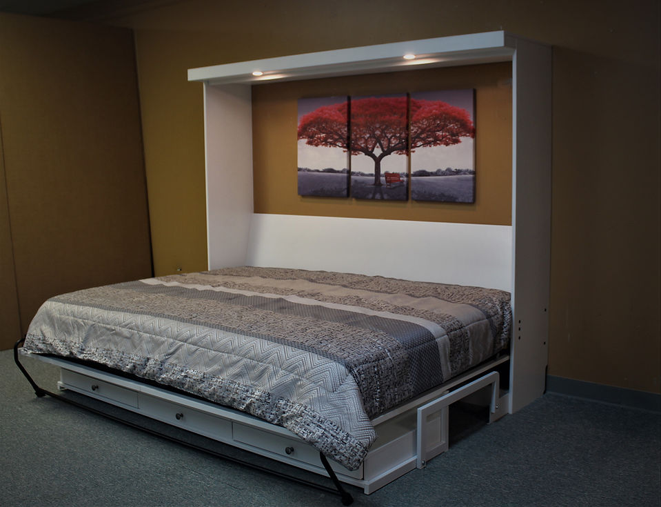 Horizontal Barn Door Murphy Bed Style #1619-0318