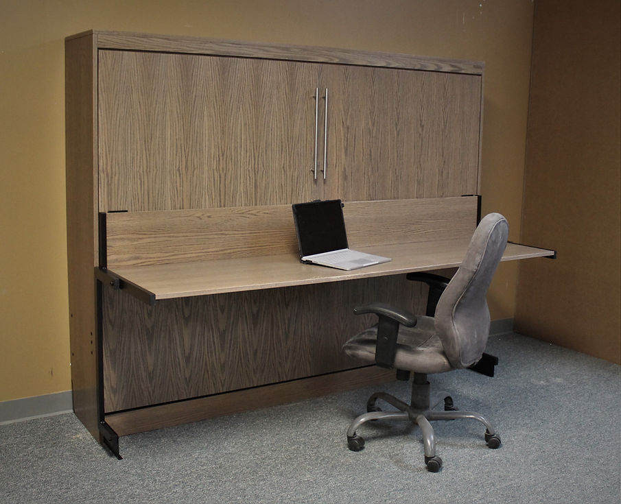 Horizontal Manhattan  Murphy Bed Style #172-0220 Grey Version