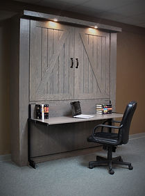 Barn Door with Stay Level Desk