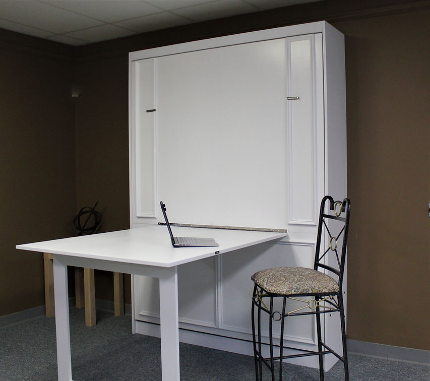 Hudson Bay Bar Height Desk Murphy Bed Style #1411-0918