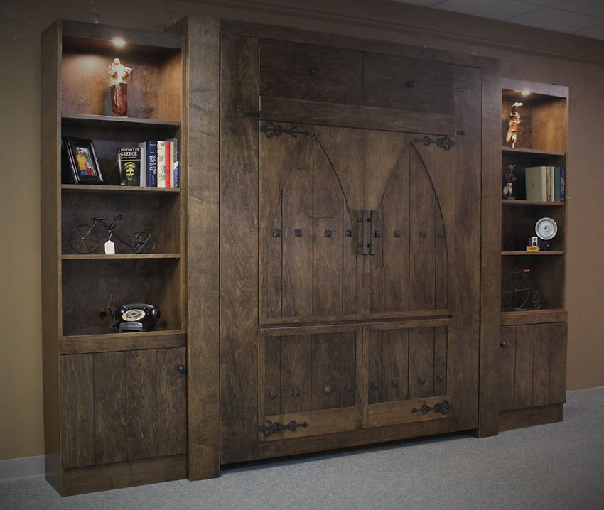 Gothic Arch Murphy Bed#136-0520