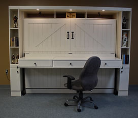 Horizontal Barn Door Murphy Bed Style #1619-0620