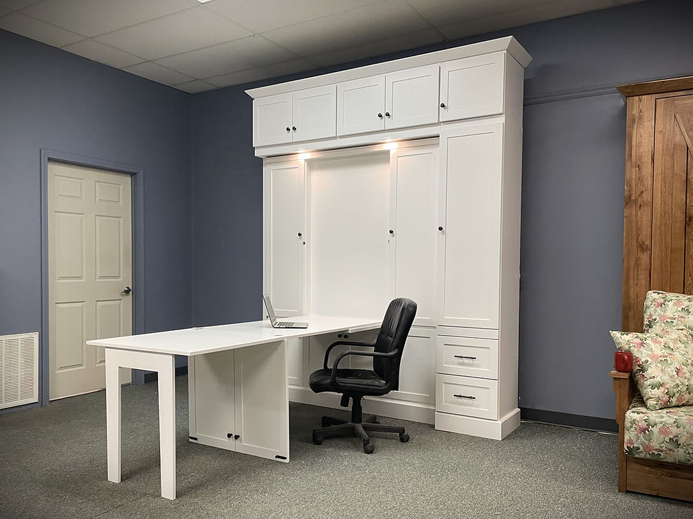 Double Fold Murphy Bed Desk Style #138-0124