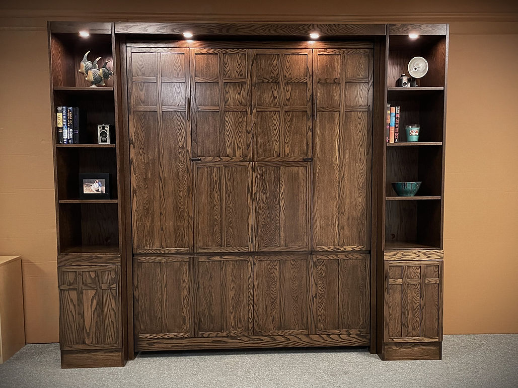 Frank Lloyd Wright Murphy Bed with Inset Desk #134-0825