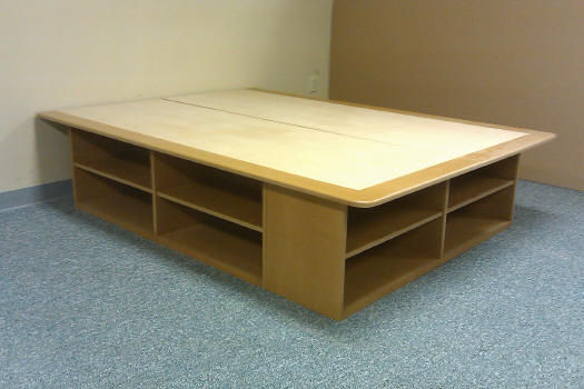 Bookcase Platform Bed