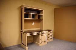 Two Tone Pedestal Desk