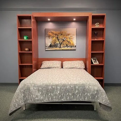 Form and Function: Murphy Beds with Bookshelves That Enhance Your Decor