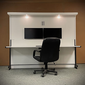 Custom Horizontal Murphy Bed in Smithtown, New York