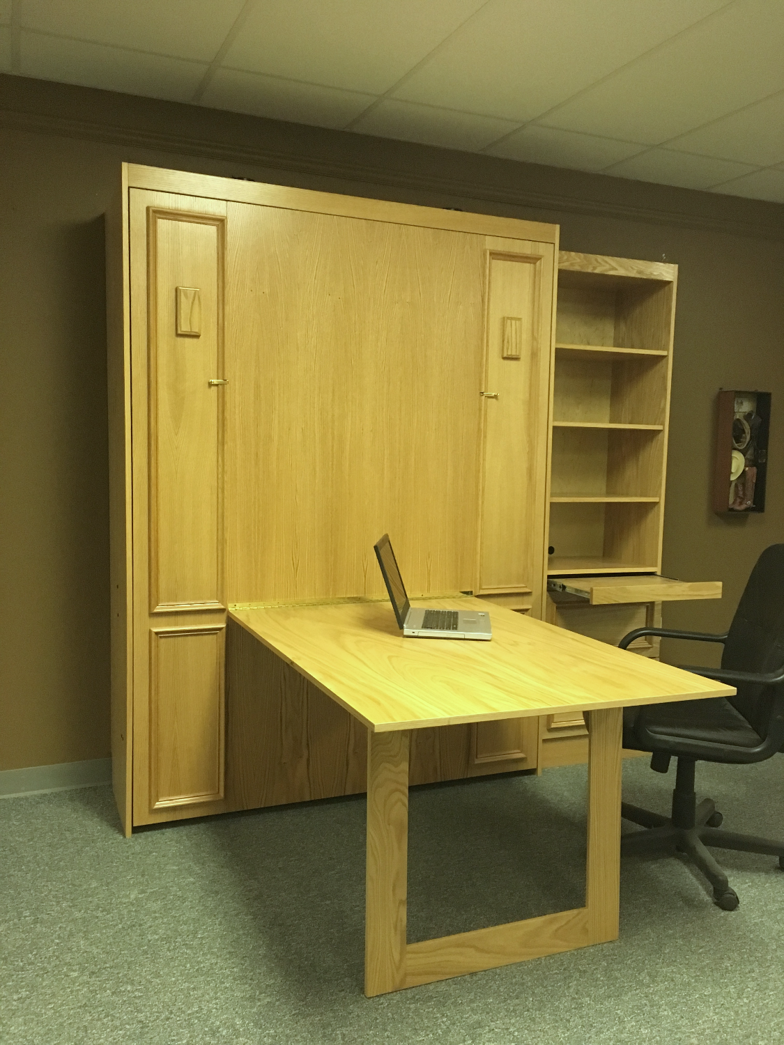 Murphy Bed with Folding Desk