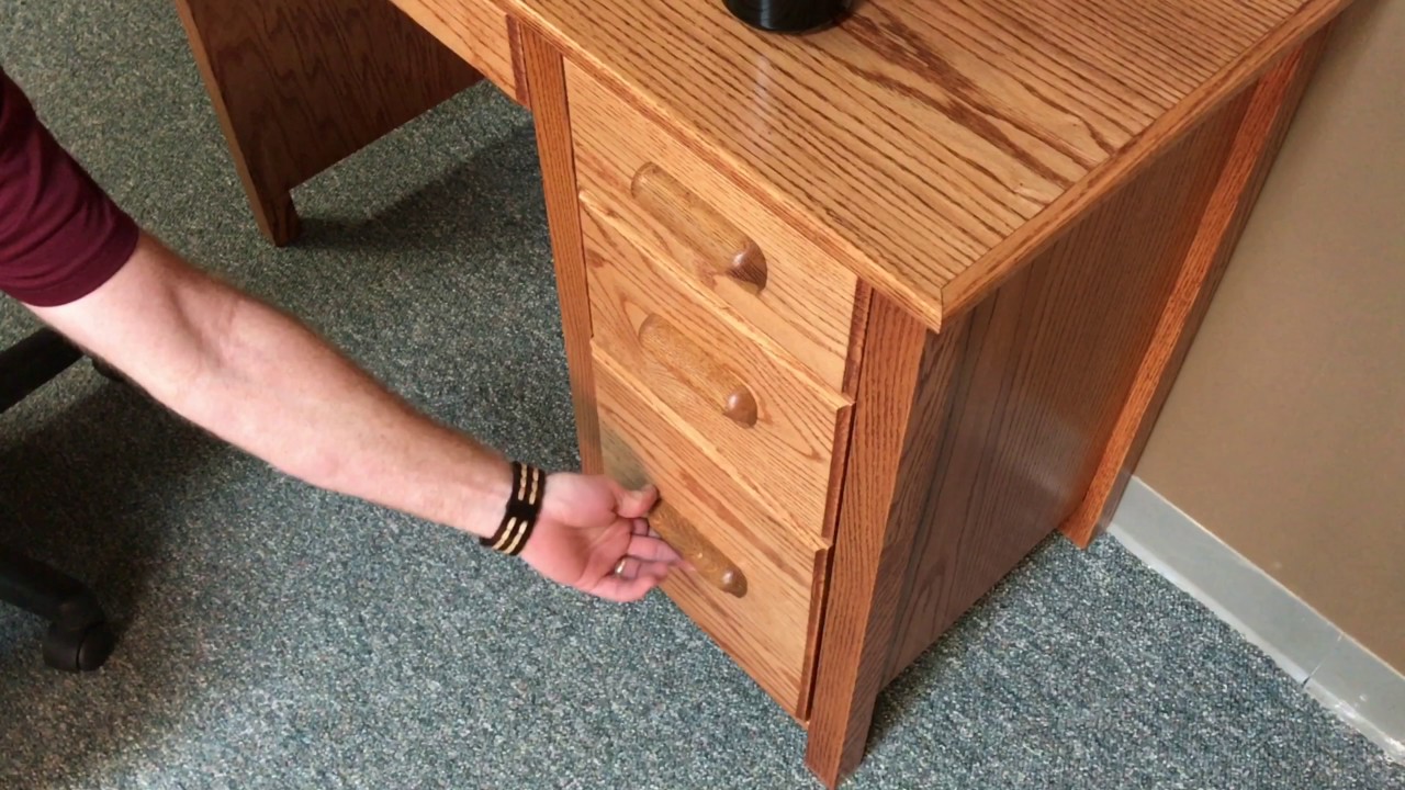 Single Pedestal Desk