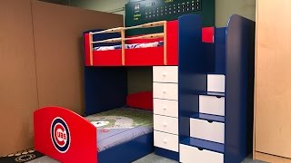 Baseball Loft Bed | Cubs Style