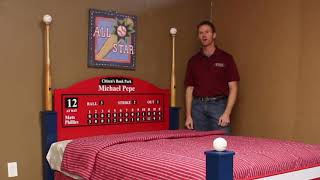 Phillies Baseball Bed