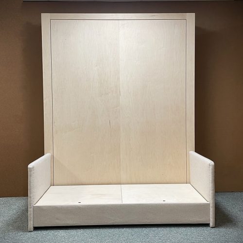 Murphy bed and the sofa frame. Modern Arm Murphy Bed Sofa with cushions removed.